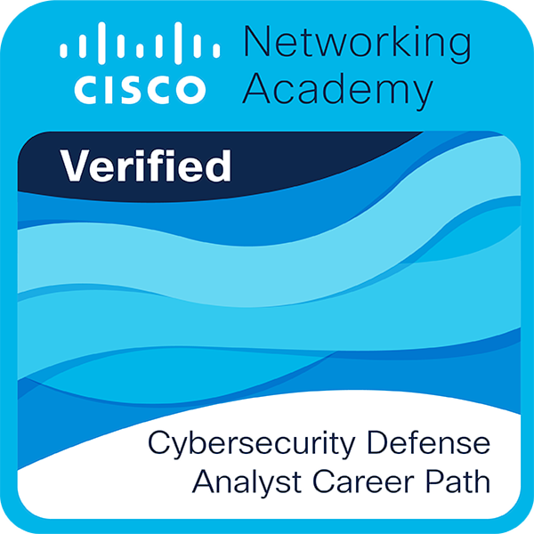 Cisco Cybersecurity Defense Analyst for Shahriar Ibne Alam