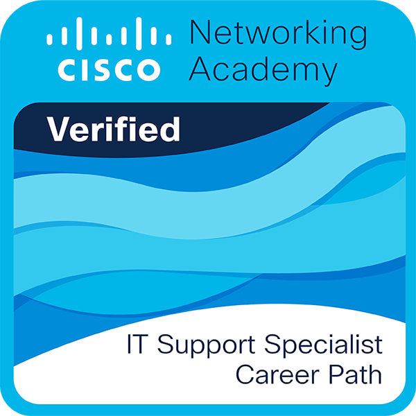 Cisco IT Support Specialist Career Path Badge for Shahriar Ibne Alam