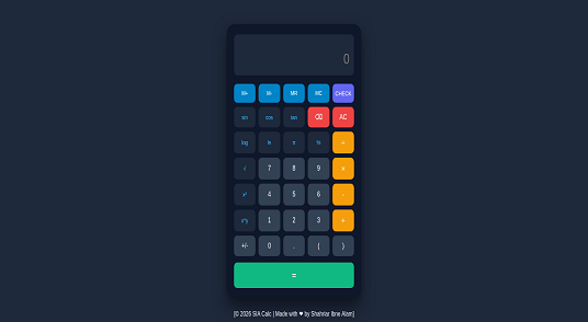SIA Scientific Calculator (Calc)